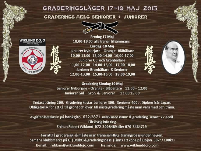 Gradering Maj 2013